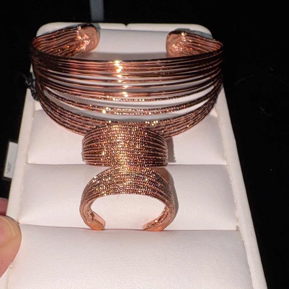 Elegant Rose Gold Jewelry Set